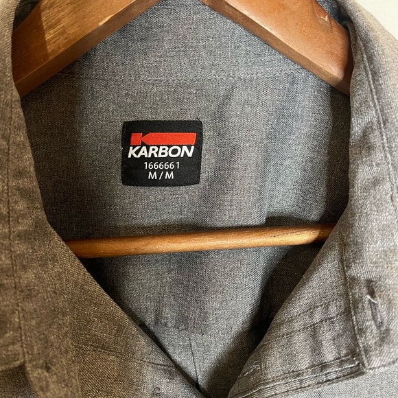 Karbon long sleeved shirt, Medium, grey. - Picture 2 of 5